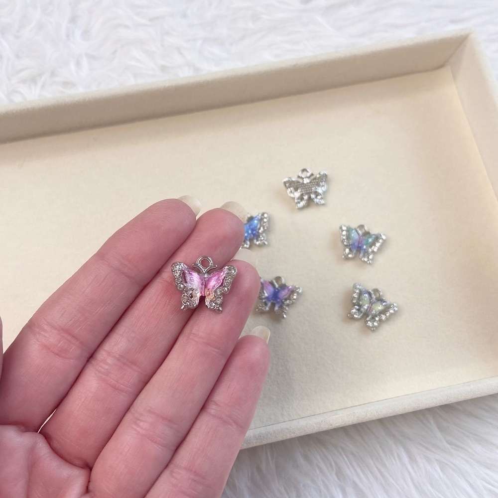 Shimmering Butterfly Charm - Picture 3 of 4